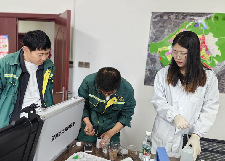 萊恩德土壤養(yǎng)分檢測儀入駐延安新區(qū)市政公用有限公司，檢測實力再升級